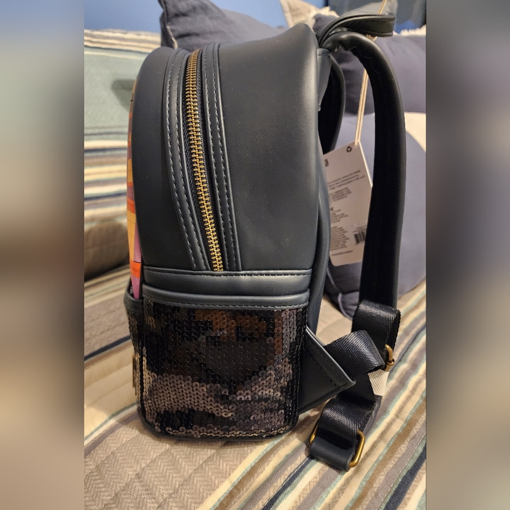 Harry Potter Loungefly Diagon Alley Backpack - Multicolor NWT - Picture 2 of 8